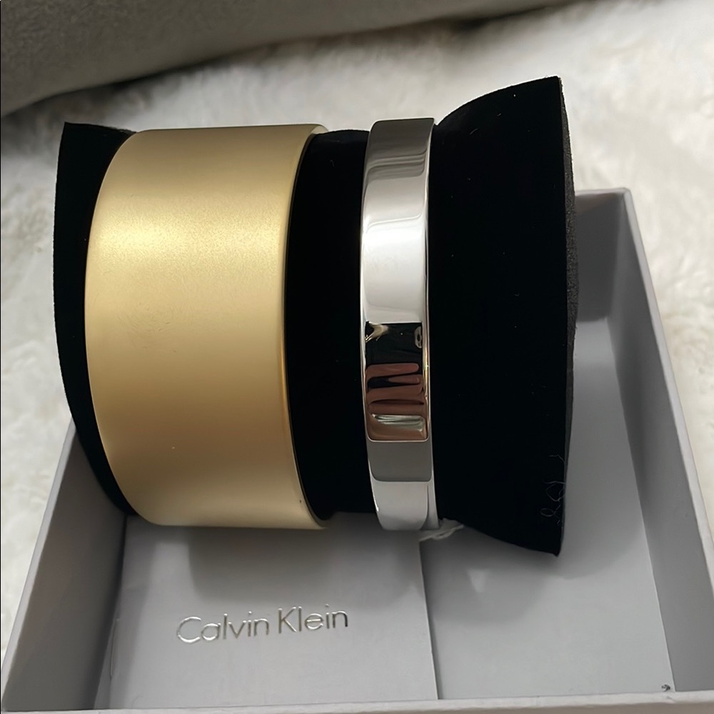 Calvin Klein Gold and Silver Jewelry Set
